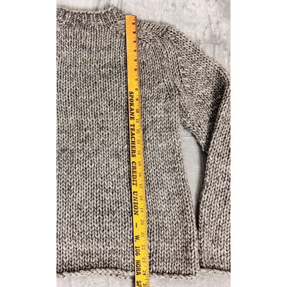 Vintage Calvin Klein Womens Chunky Cable Knit Sweater Wool Alpaca Blend Size S - Picture 8 of 9